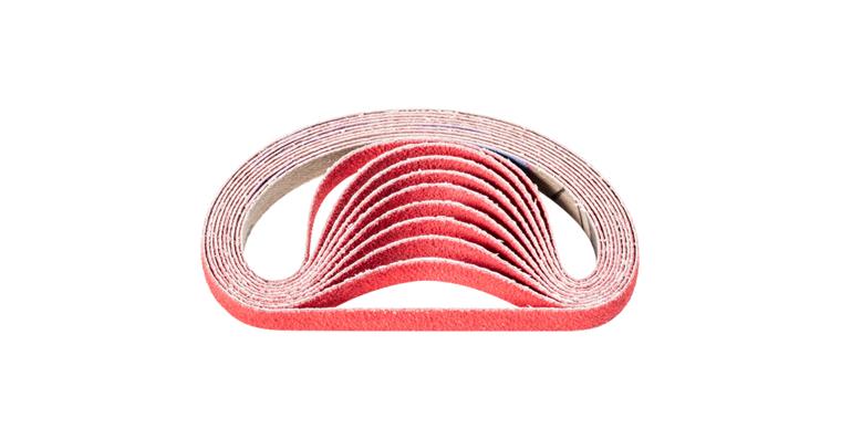 1001436680 ceramic grain abrasive belt BA 9x305 mm CO-COOL80 for grinding stainless steel