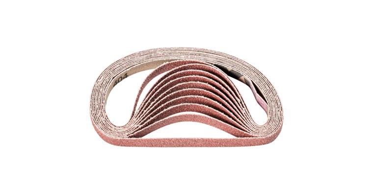 1001435441 corundum abrasive belt BA 9x305 mm A60 universal application with belt sander