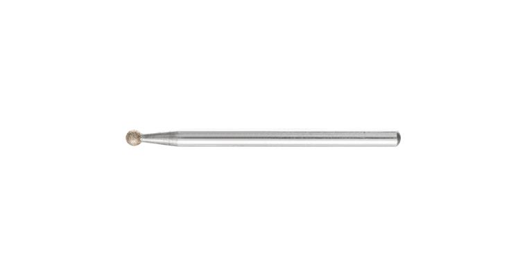 1001427620 CBN mounted point ball diameter 3.0 mm shank 3 mm B64 fine