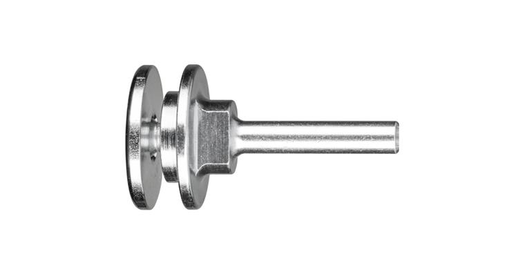 1001435868 tool holder BO for round brushes knotted with bore 22.2 on 8 mm shaft