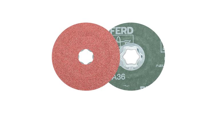 1001440631 COMBICLICK corundum fiber disc diameter 100mm A36 universal