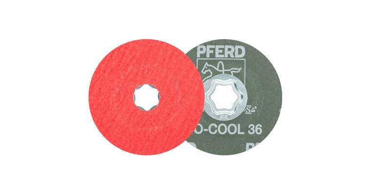 1001440636 COMBICLICK ceramic grain fiber disc diameter 100mm CO-COOL36 stainless steel