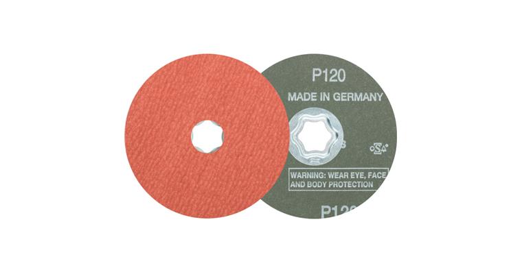 1001436201 COMBICLICK corundum fiber disc diameter 115 mm A-COOL120 for stainless steel