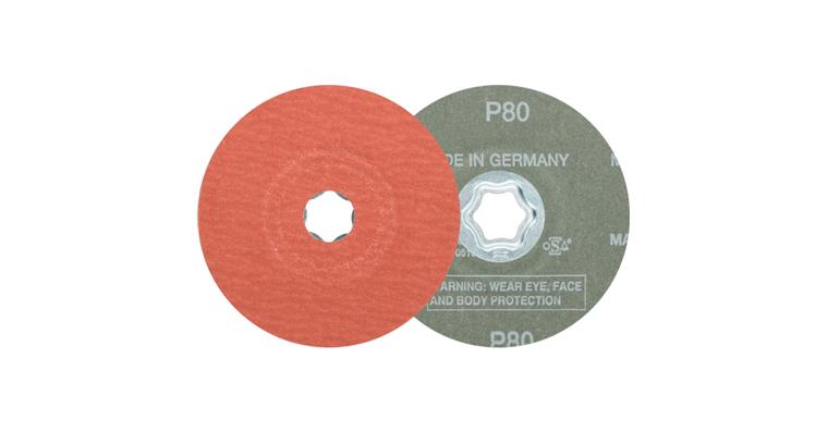 1001436200 COMBICLICK corundum fiber disc diameter 115 mm A-COOL80 for stainless steel