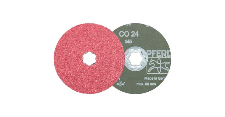 1001436218 COMBICLICK ceramic grain fiber disc diameter 115 mm CO24 high stock removal