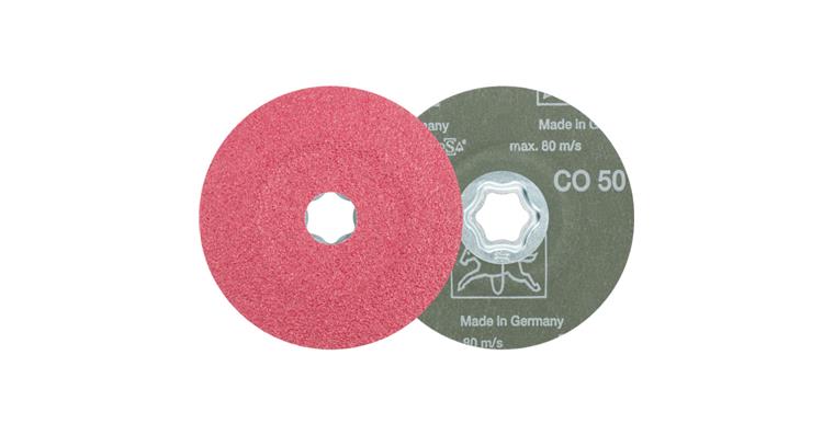 1001436220 COMBICLICK ceramic grain fiber disc diameter 115 mm CO50 high stock removal