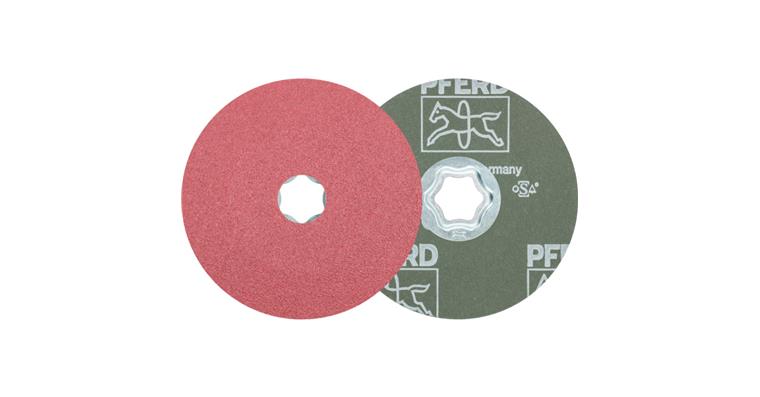 1001436222 COMBICLICK ceramic grain fiber disc diameter 115 mm CO80 high stock removal