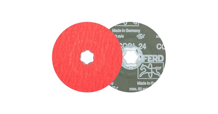 1001436235 COMBICLICK ceramic grain fiber disc diameter 115 mm CO-COOL24 stainless steel