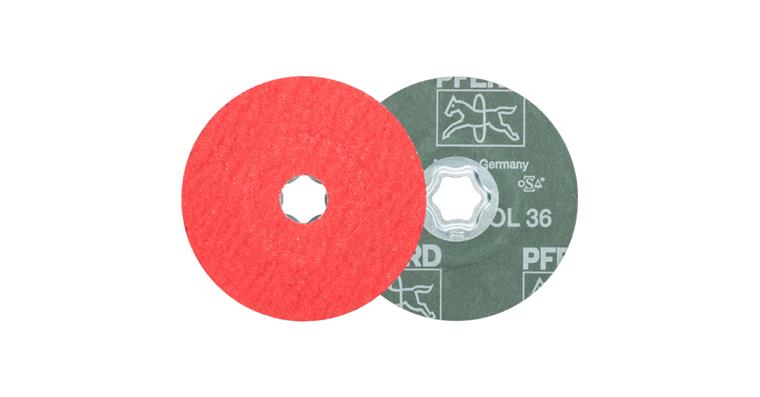 1001436236 COMBICLICK ceramic grain fiber disc diameter 115 mm CO-COOL36 stainless steel