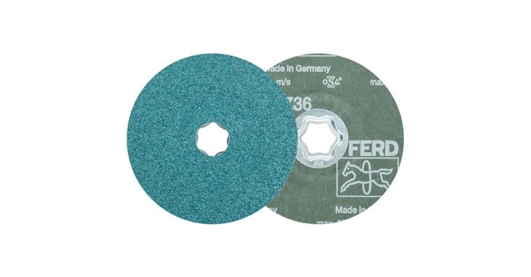 1001436253 COMBICLICK zirconia fiber disc diameter 115 mm Z36 for high stock removal