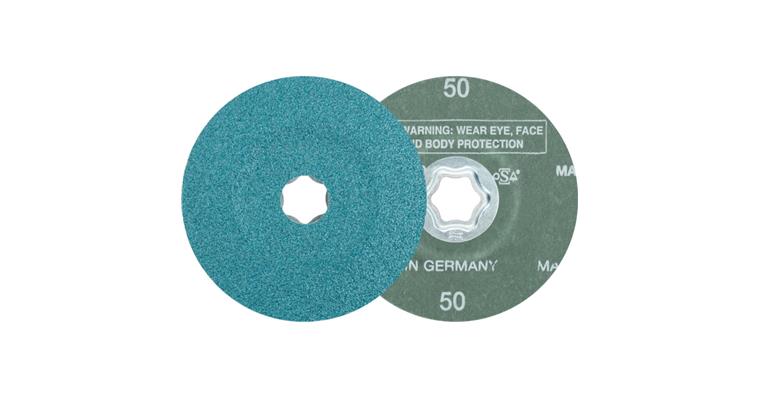 1001436254 COMBICLICK zirconia fiber disc diameter 115 mm Z50 for high stock removal
