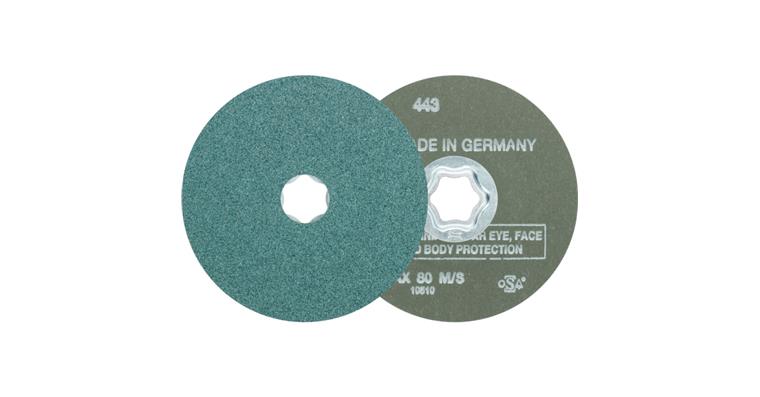 1001436255 COMBICLICK zirconia fiber disc diameter 115 mm Z60 for high stock removal