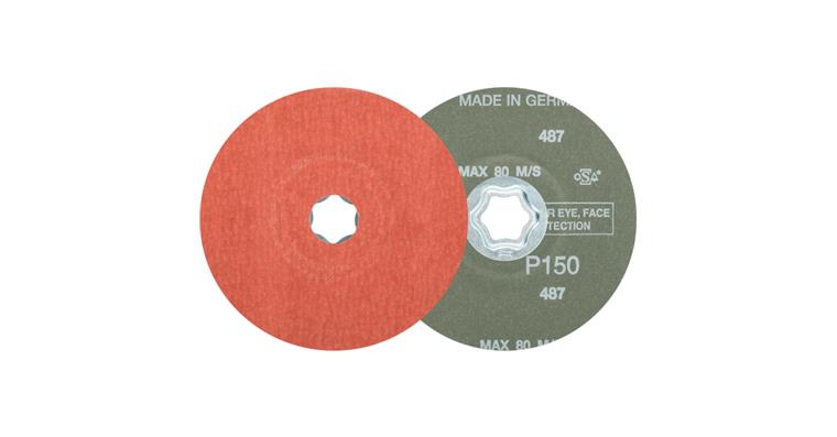 1001436208 COMBICLICK corundum fiber disc diameter 125 mm A-COOL150 for stainless steel