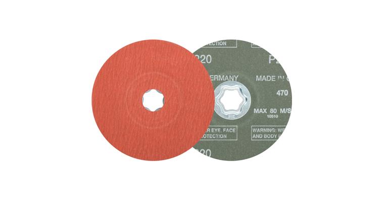 1001436210 COMBICLICK corundum fiber disc diameter 125 mm A-COOL220 for stainless steel