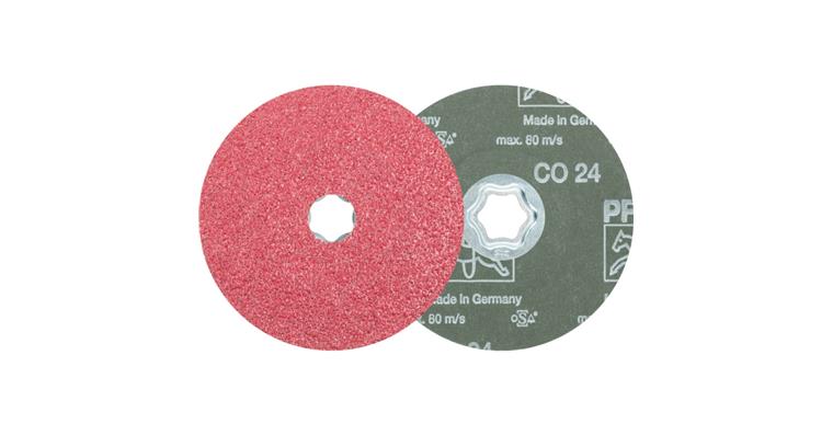 1001436224 COMBICLICK ceramic grain fiber disc diameter 125 mm CO24 high stock removal