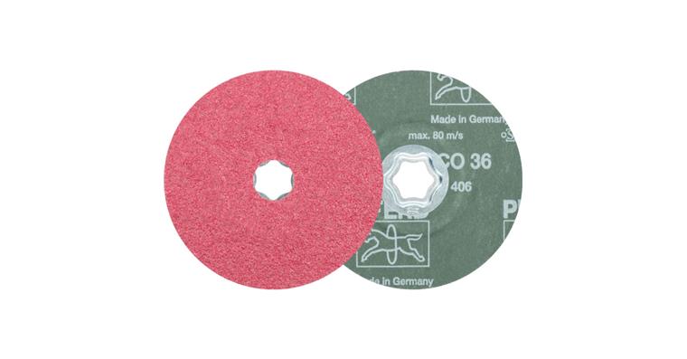 1001436225 COMBICLICK ceramic grain fiber disc diameter 125 mm CO36 high stock removal