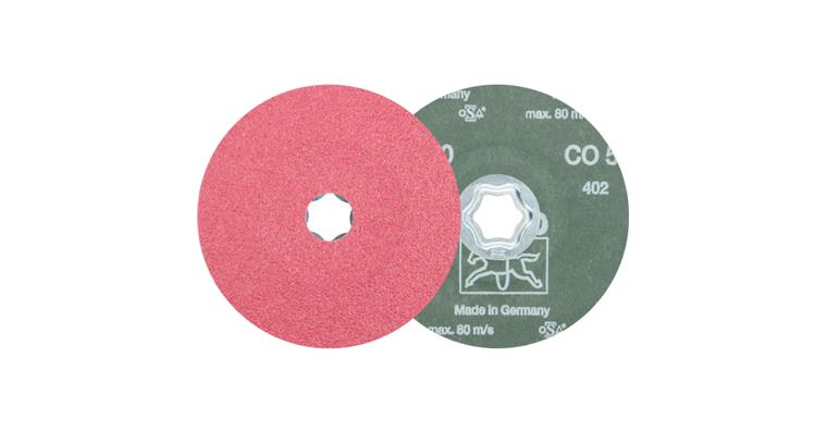 1001436226 COMBICLICK ceramic grain fiber disc diameter 125 mm CO50 high stock removal