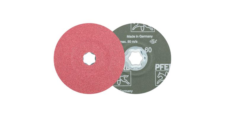 1001436227 COMBICLICK ceramic grain fiber disc diameter 125 mm CO60 high stock removal