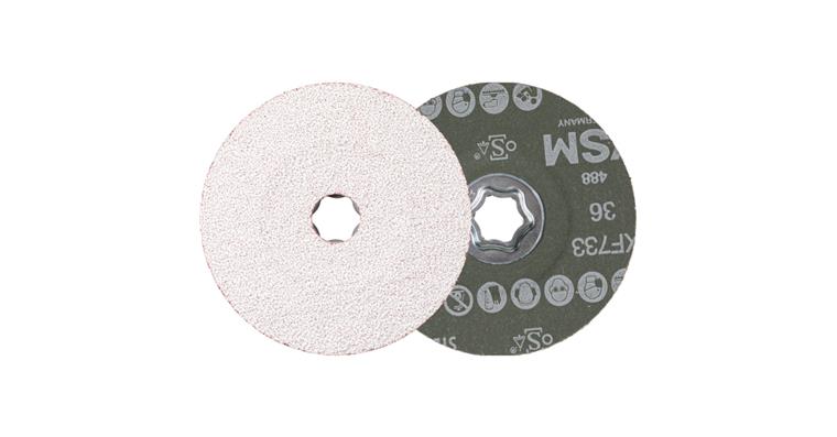 1001441021 COMBICLICK ceramic grain fiber disc diameter 125 mm CO-ALU36 NE Metals