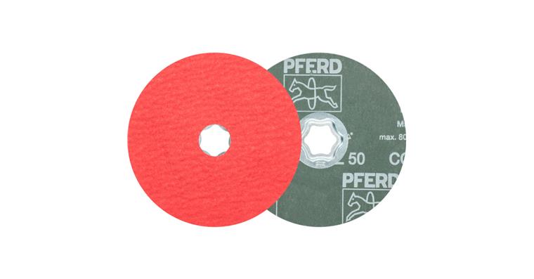 1001436243 COMBICLICK ceramic grain fiber disc diameter 125 mm CO-COOL50 stainless steel