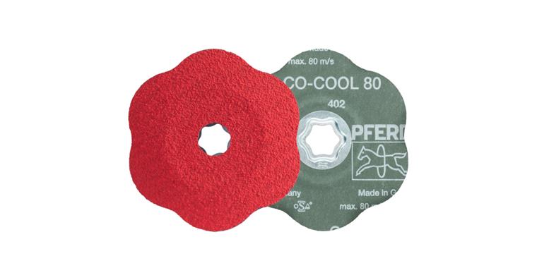 1001441926 COMBICLICK ceramic grain fiber disc diameter 125mm CO-COOL80 CONTOUR