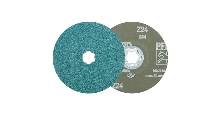 1001436258 COMBICLICK zirconia fiber disc diameter 125 mm Z24 for high stock removal