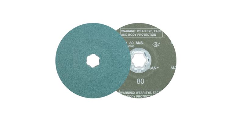1001436262 COMBICLICK zirconia fiber disc diameter 125 mm Z80 for high stock removal