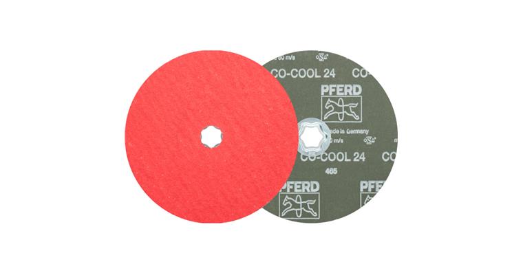 1001436247 COMBICLICK ceramic grain fiber disc diameter 180mm CO-COOL24 stainless steel