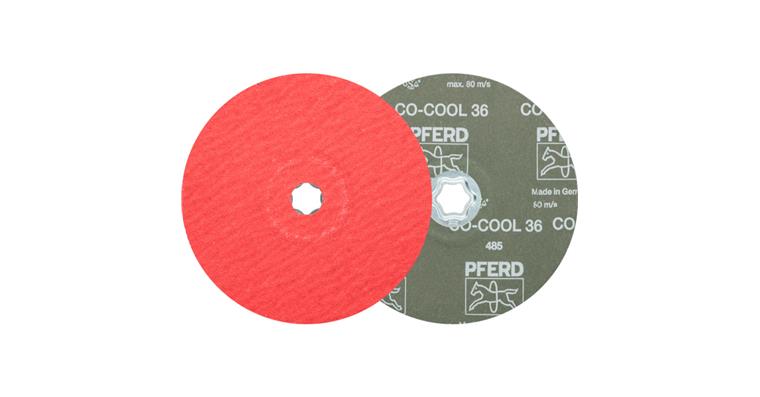 1001436248 COMBICLICK ceramic grain fiber disc diameter 180mm CO-COOL36 stainless steel
