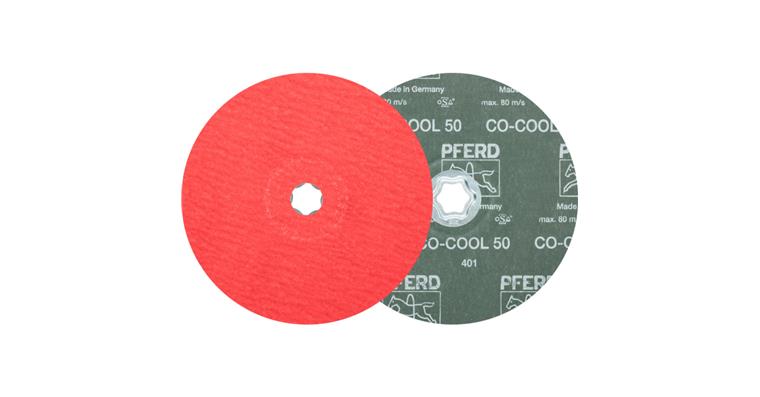 1001436249 COMBICLICK ceramic grain fiber disc diameter 180mm CO-COOL50 stainless steel