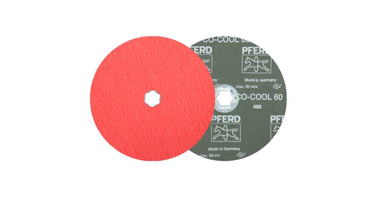 1001436250 COMBICLICK ceramic grain fiber disc diameter 180mm CO-COOL60 stainless steel