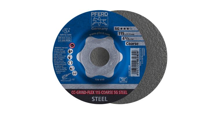 1001440627 CC-GRIND FLEX grinding wheel 115x22.23 mm COARSE performance line SG STEEL