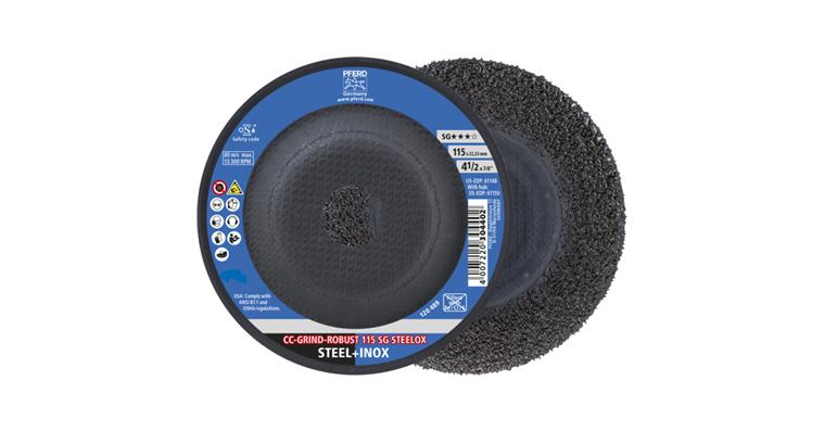 1001441933 CC-GRIND ROBUST grinding wheel 115x22.23 mm SG STEELOX line for steel
