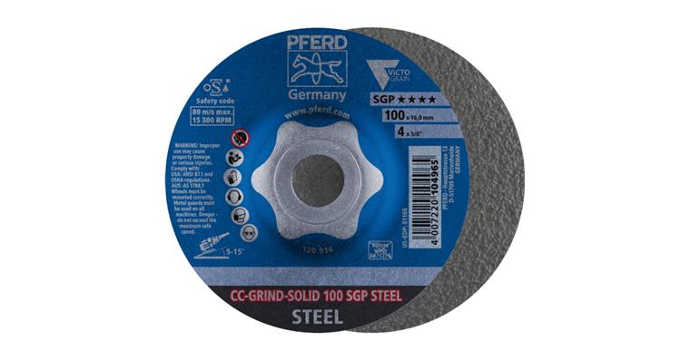 1001440622 CC-GRIND SOLID grinding wheel 100x16 mm COARSE line SGP STEEL for steel
