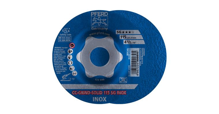 1044631101 CC-GRIND SOLID grinding wheel 115x22.23 mm COARSE line SG INOX stainless steel