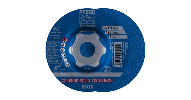 1044631102 CC-GRIND SOLID grinding wheel 125x22.23 mm COARSE line SG INOX stainless steel