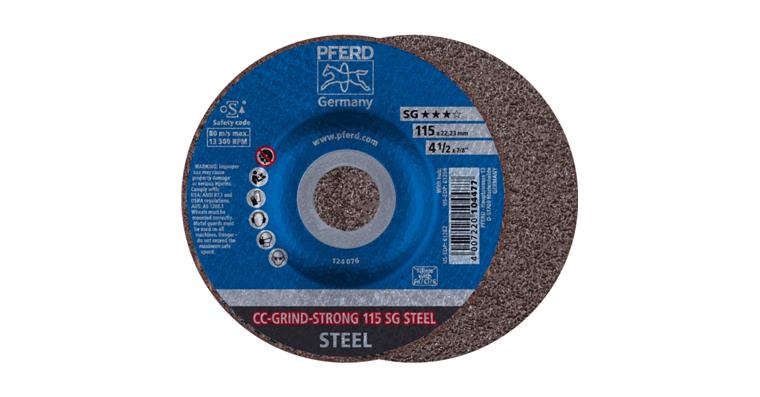 1001440619 CC-GRIND STRONG grinding wheel 115x22.23 mm COARSE performance line SG STEEL