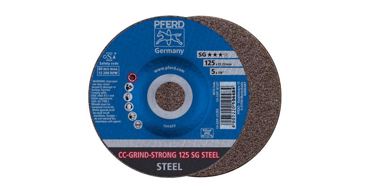 1001437726 CC-GRIND STRONG grinding wheel 125x22.23 mm COARSE performance line SG STEEL