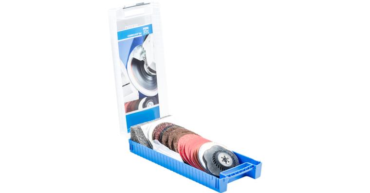 1001439261 COMBICLICK Set 19-piece diameter 115 mm 5/8-11 coarse to polished