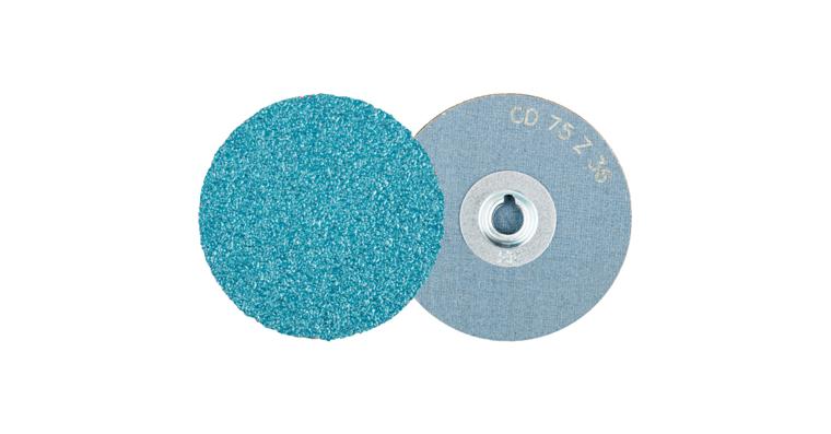 1001428373 COMBIDISC zirconium abrasive sheet CD diameter 75mm Z36 for hardened steel