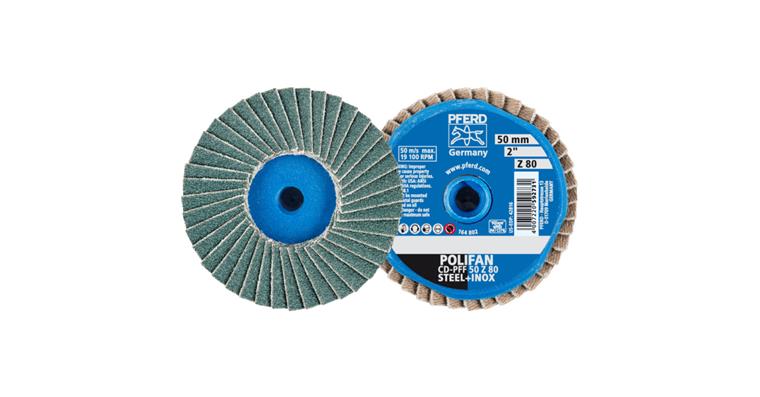 1043850203 COMBIDISC Zirkon Mini-POLIFAN CD diameter 50mm Z80 for hardened steel