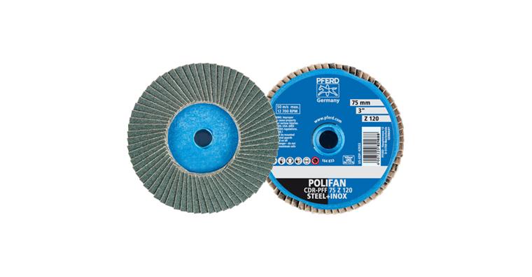 1043852204 COMBIDISC Zirkon MiniPOLIFAN CD diameter 75mm Z120 for hardened steel