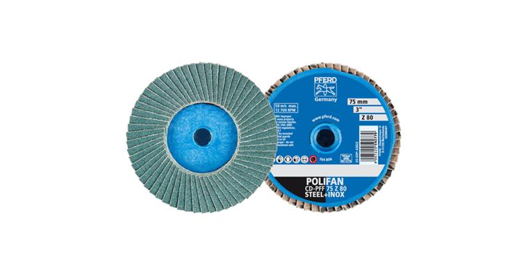 1043852203 COMBIDISC Zirkon Mini-POLIFAN CD diameter 75mm Z80 for hardened steel