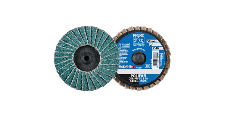 1001440472 COMBIDISC Zirkon MiniPOLIFAN CDR diameter 50mm Z40 for hardened steel