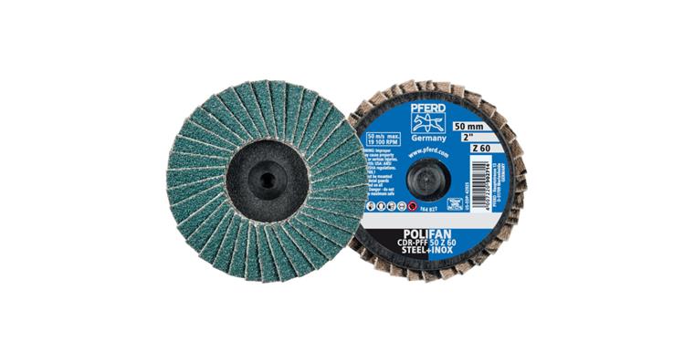 1001440473 COMBIDISC Zirkon MiniPOLIFAN CDR diameter 50mm Z60 for hardened steel