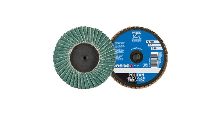 1001440471 COMBIDISC Zirkon MiniPOLIFAN CDR diameter 75mm Z40 for hardened steel