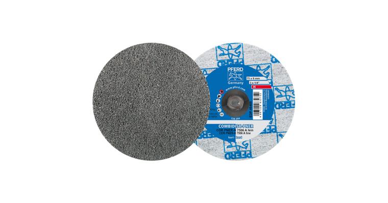 1001437024 COMBIDISC pressed non-woven blank CDR PNER 75 mm Hard A Fine for finish