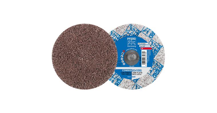 1001437023 COMBIDISC pressed non-woven blank CDR PNER 75 mm Hard A Coarse for finish