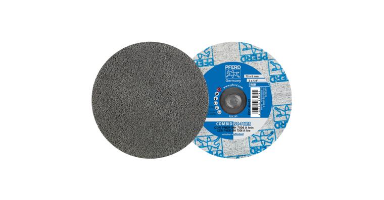 1001437019 COMBIDISC pressed non-woven blank CDR PNER 75mm Medium hard A Fine for finish