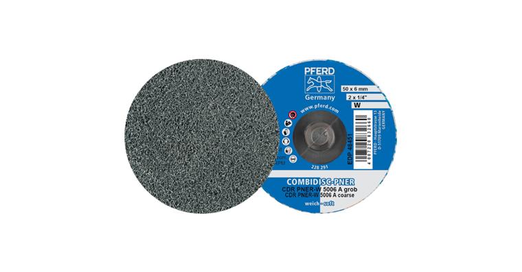 1001437013 COMBIDISC pressed non-woven blank CDR PNER 50 mm Soft A Coarse for finish